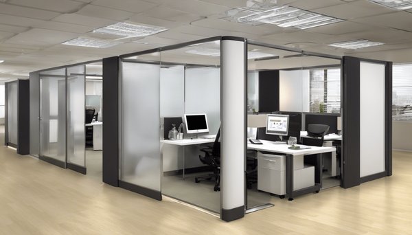 Aménagez votre bureau efficacement grâce aux cloisons mobiles