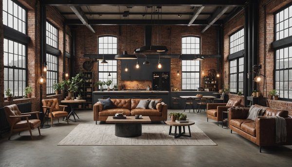 10 idées incontournables pour une décoration intérieure industrielle